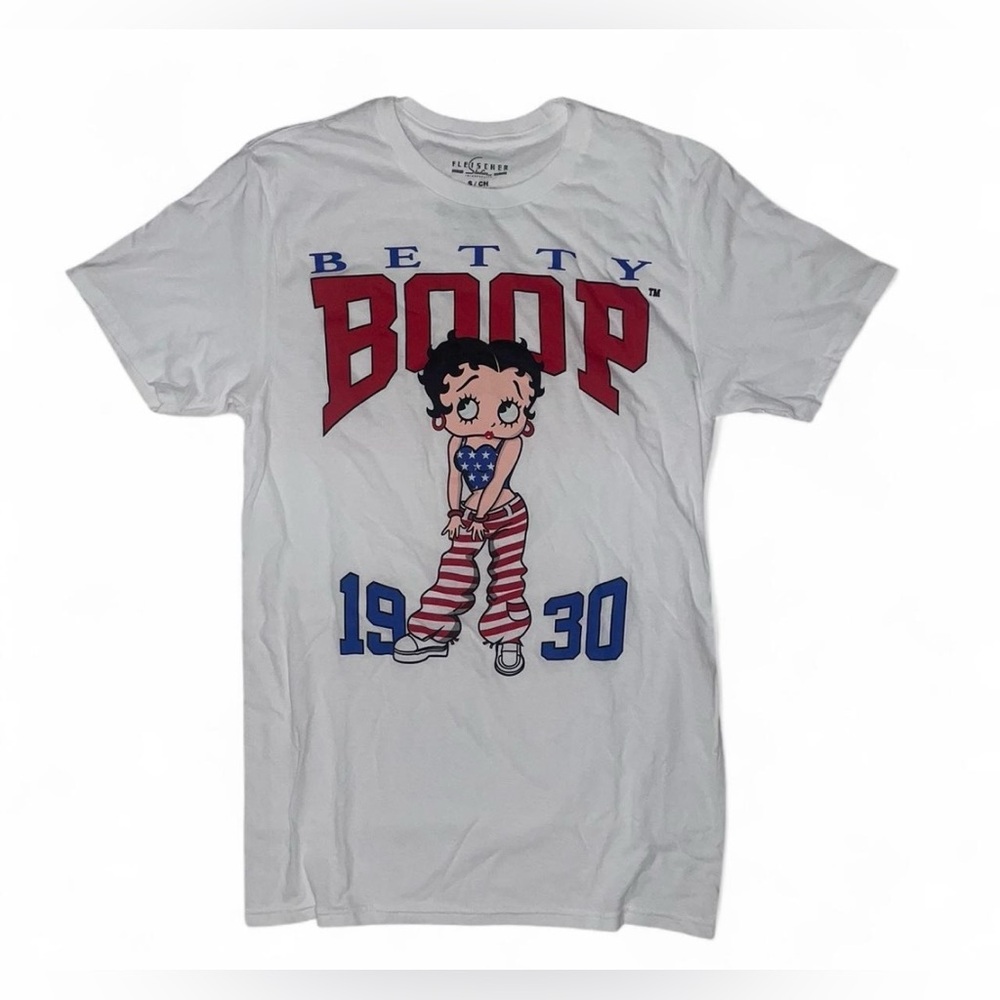 Betty Boop white t-shirt in size Slightly oversized relaxed fit. Brand new